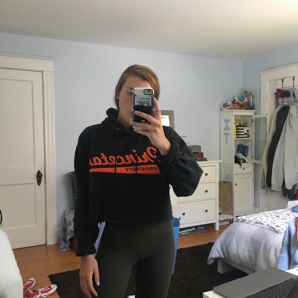 Princeton cropped sweatshirt